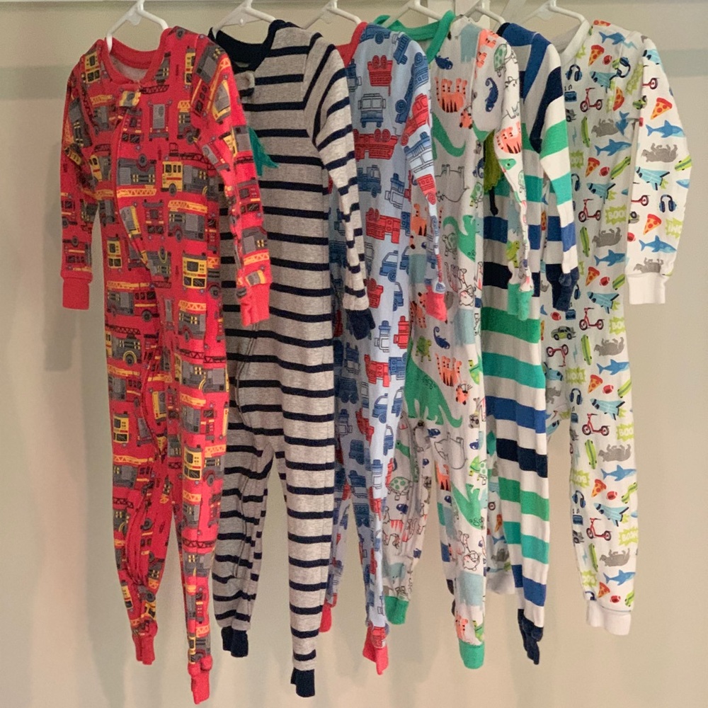 Simple Joys by Carters Toddler Boys Cotton Footless Pajamas (pack of 6)